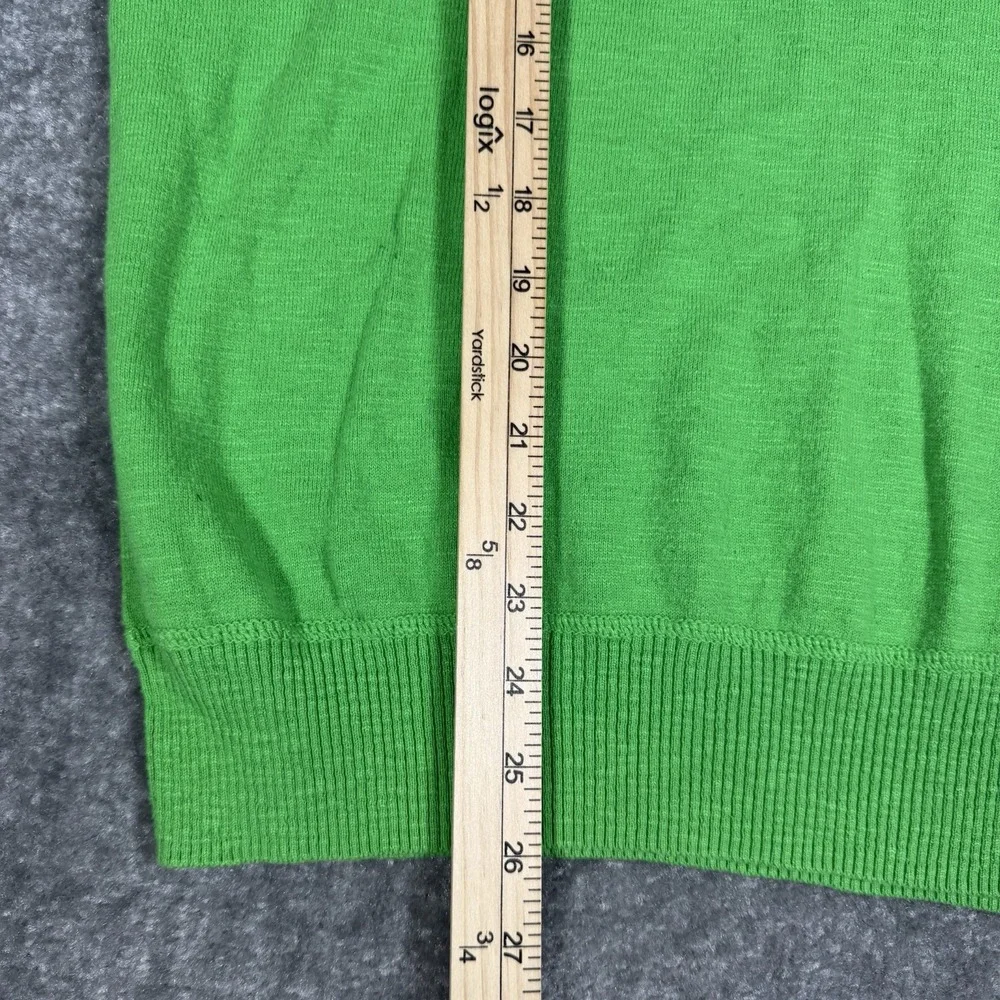 American Eagle Sweater Men's Medium Green V Neck‎ Knit Long Sleeve Pullover